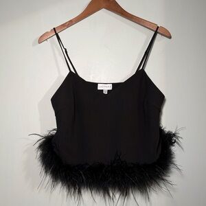 Lucy Paris Cyra Feather Tank